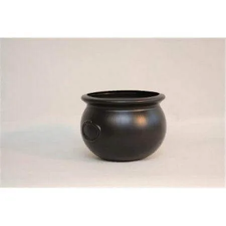 10" Cauldron Container - Black