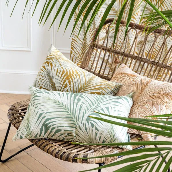 3 PCs Digital Printed Cotton Cushions-Vegetal Pattern