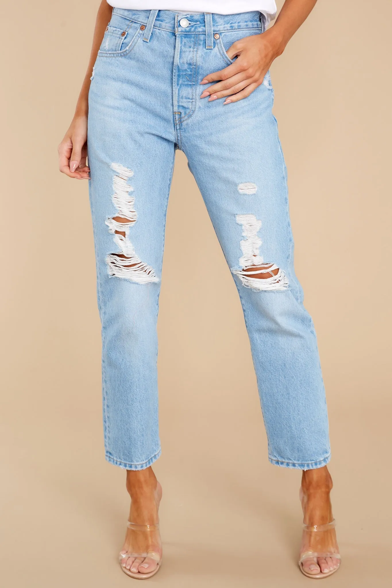 501® Original Cropped Jeans In Ojai Ring