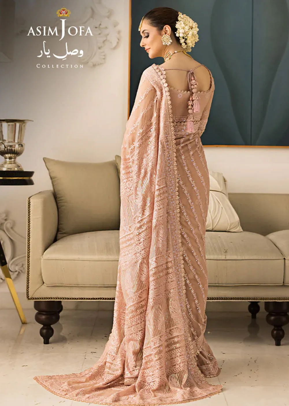 AJVY-09 - Unstitched - Asim Jofa Vasl e Yaar Collection 2023