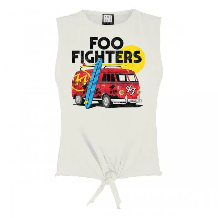 Amplified Womens/Ladies Camper Van Foo Fighters Vintage Crop Top