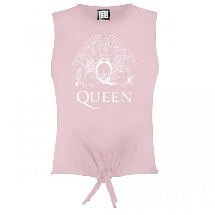 Amplified Womens/Ladies Queen Sleeveless Crop Top