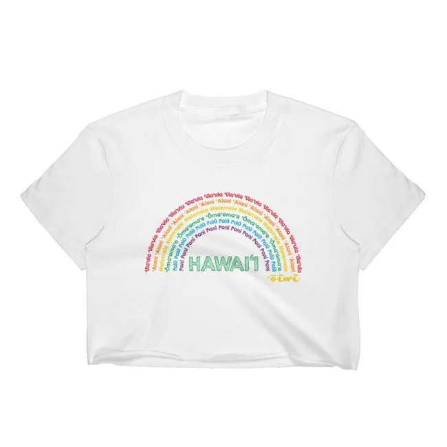 Anuenue Wahine Crop Tee