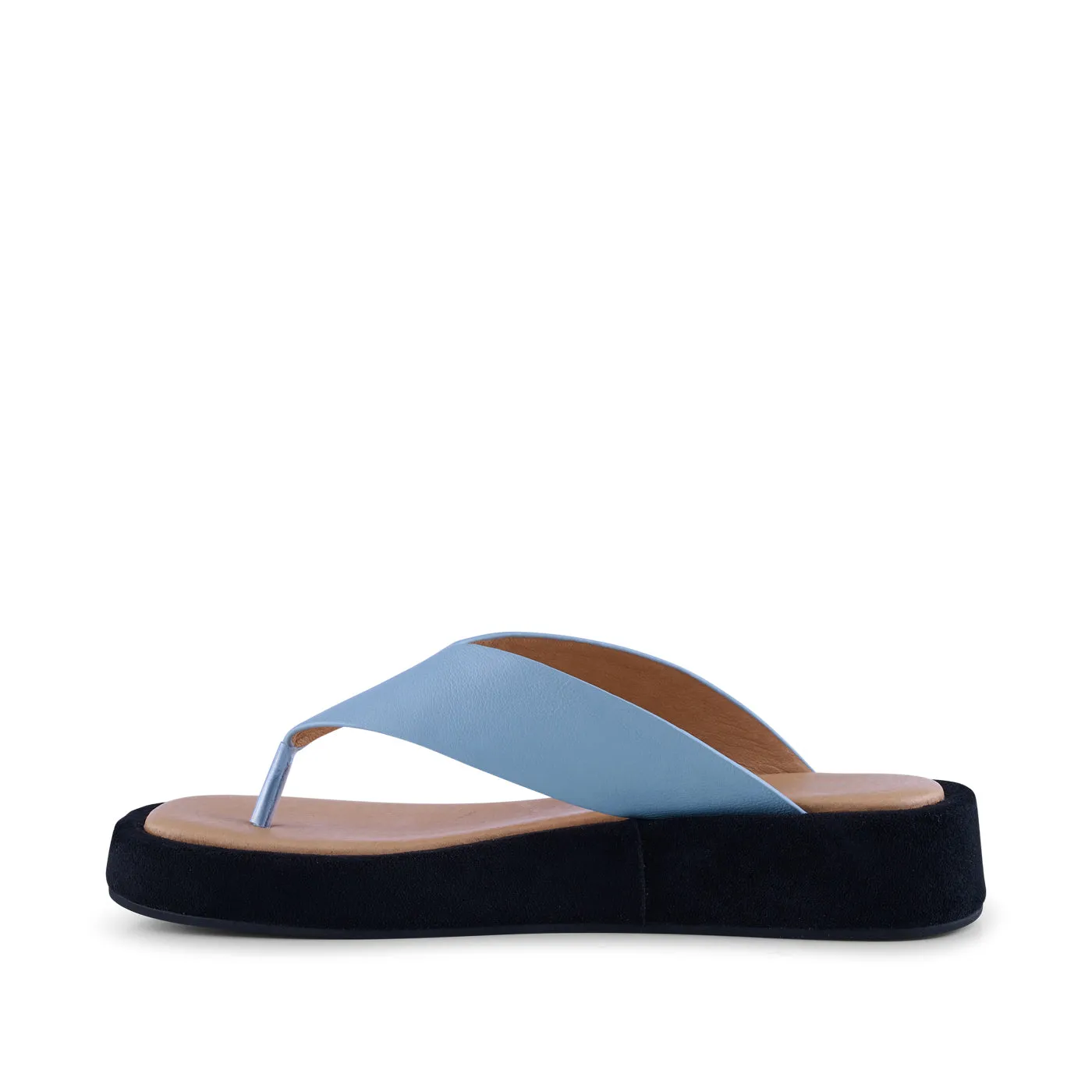 Astrid sandal leather - BLUE