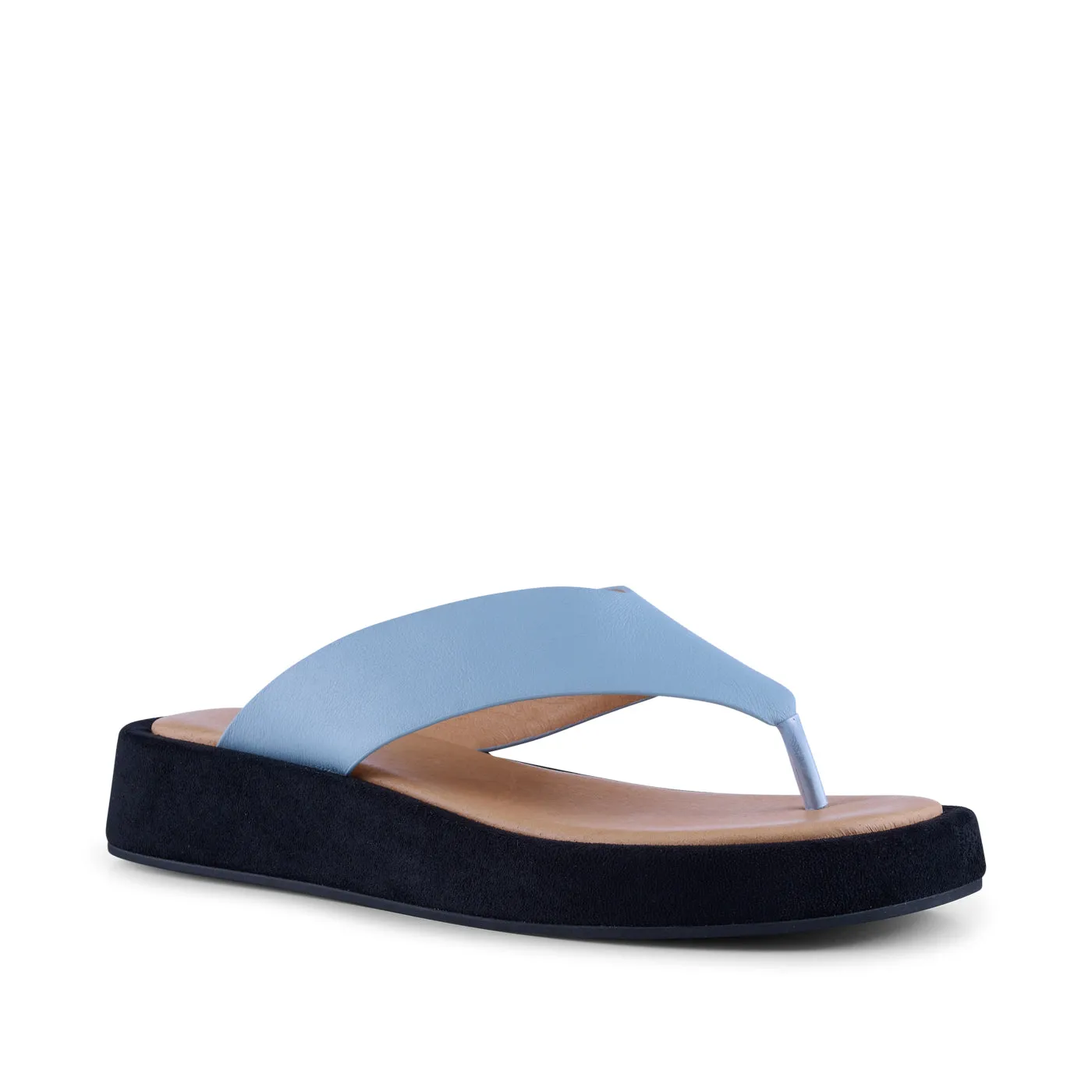 Astrid sandal leather - BLUE