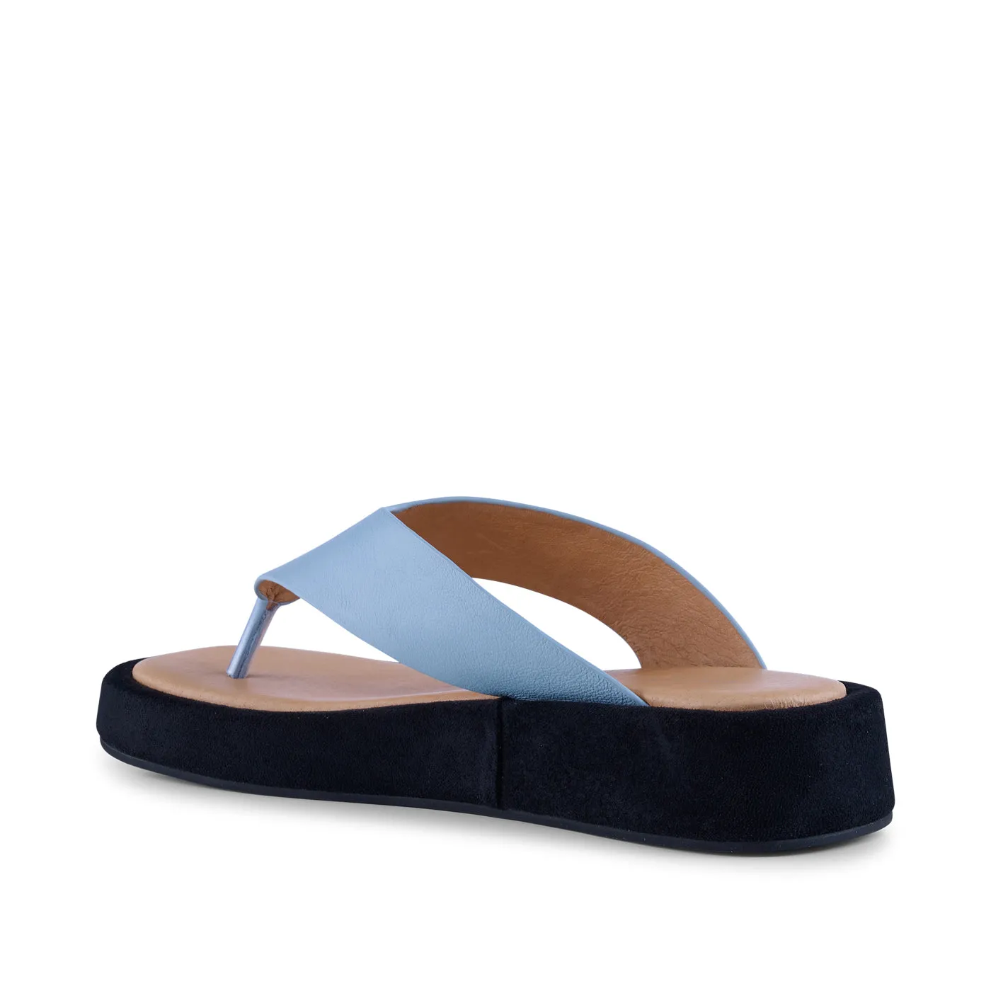 Astrid sandal leather - BLUE