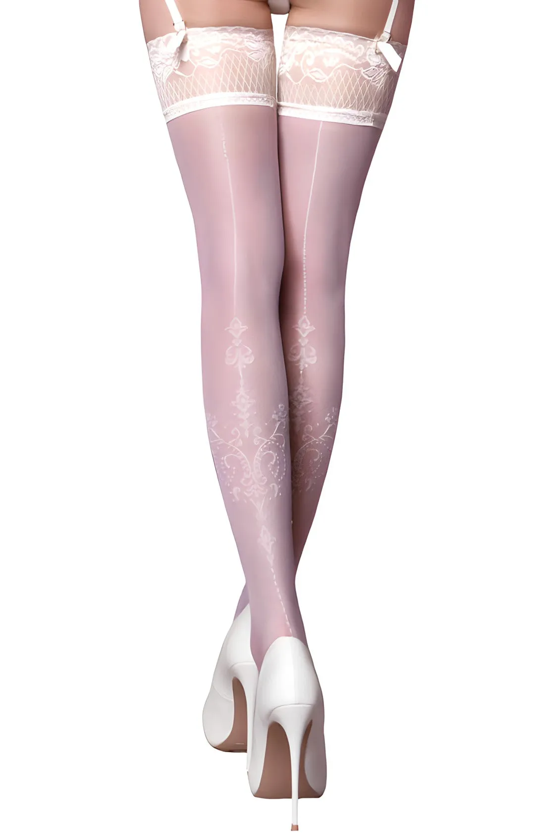 Ballerina 587 White Hold Ups