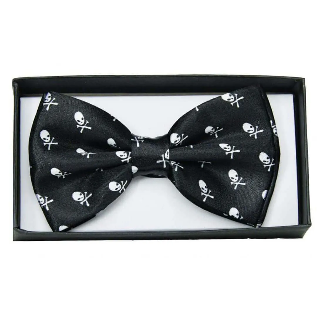 Bowtie with Printed Skulls