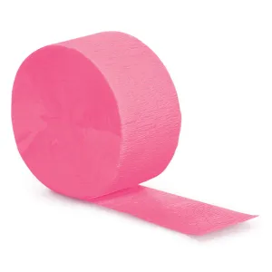 Bulk Candy Pink Crepe Streamer 81 ft (12 per Case)