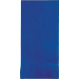 Bulk Pack of 100 Cobalt Dinner Napkins 2Ply 1/8Fld