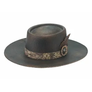 Bullhide Unusual - Bangora Straw Gambler Hat