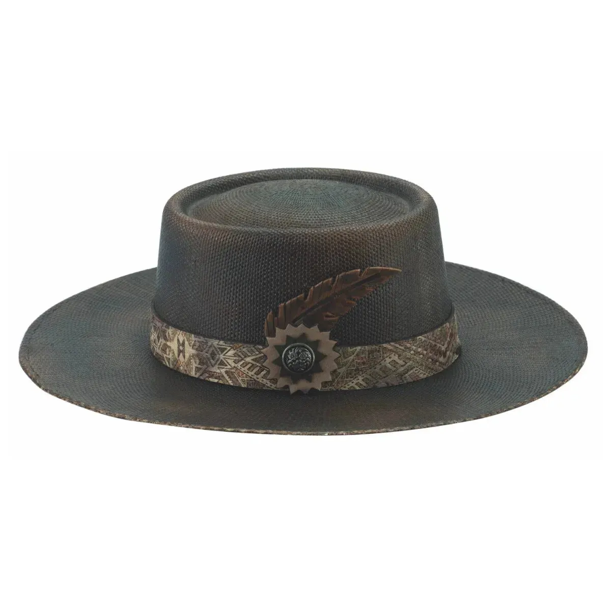 Bullhide Unusual - Bangora Straw Gambler Hat