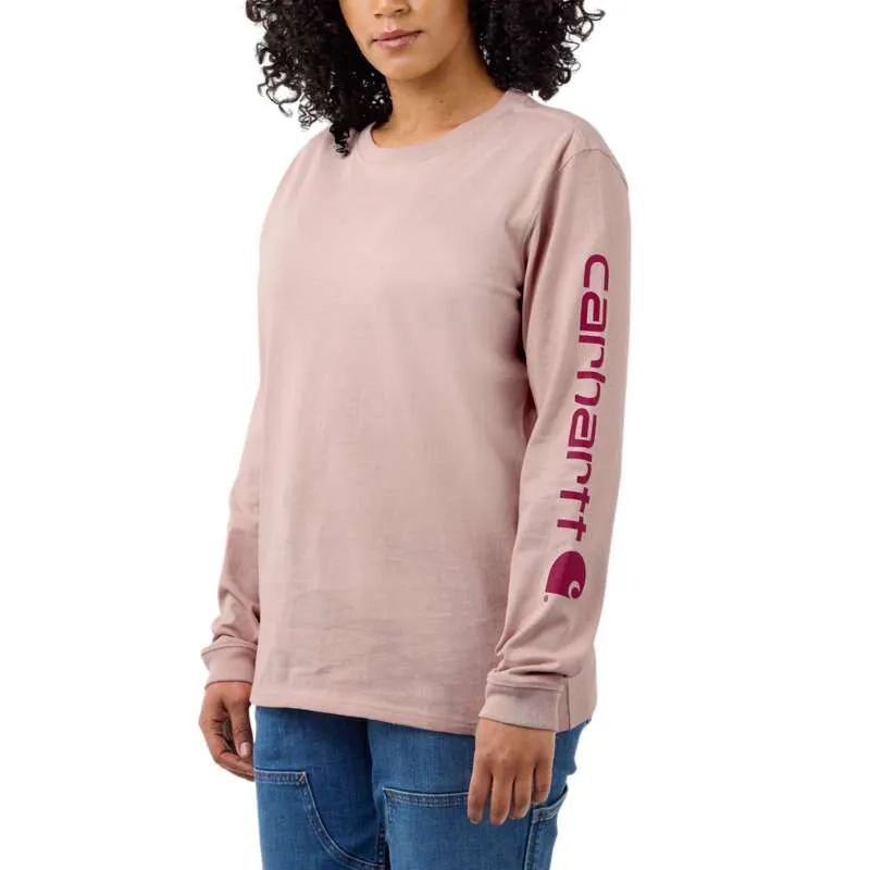 Carhartt Loose Fit Heavyweight Long Logo Sleeve T-Shirt