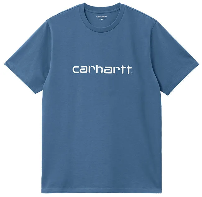 Carhartt WIP Mens Script T Shirt Sorrent White