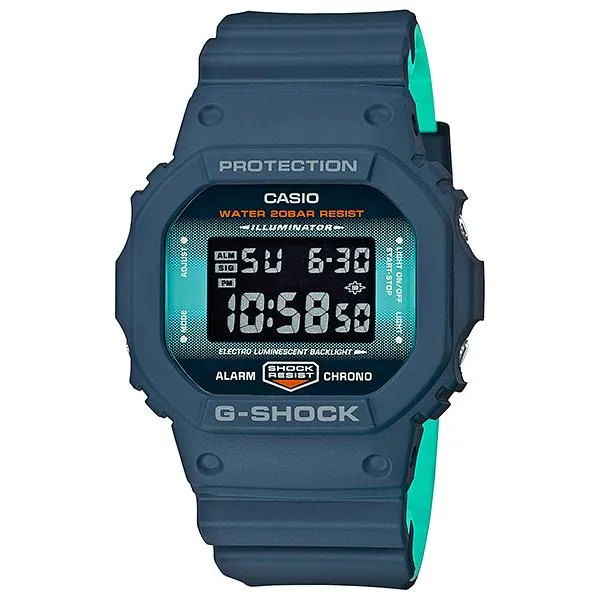 Casio G-Shock DW-5600 Lineup Special Color Models Matte Navy Blue Resin Band Watch DW5600CC-2D DW-5600CC-2D DW-5600CC-2