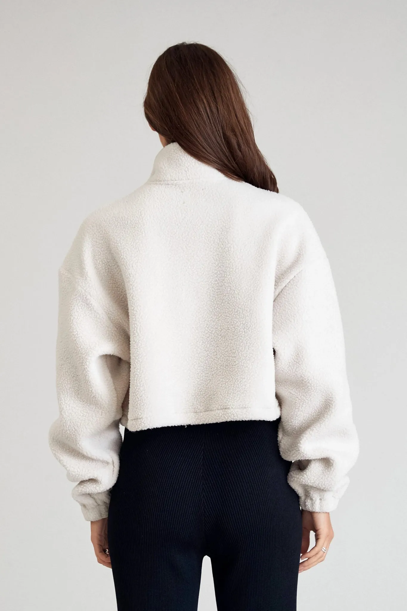 Cosy 1/2 Zip Crop Fleece