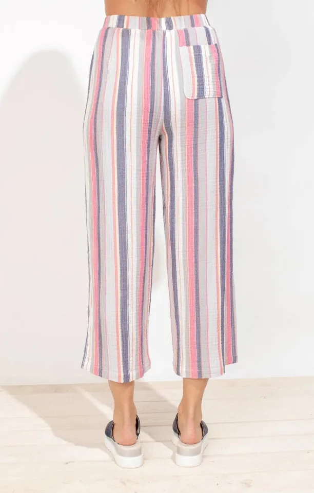 Cotton Stripe Cabana Pant by Escape