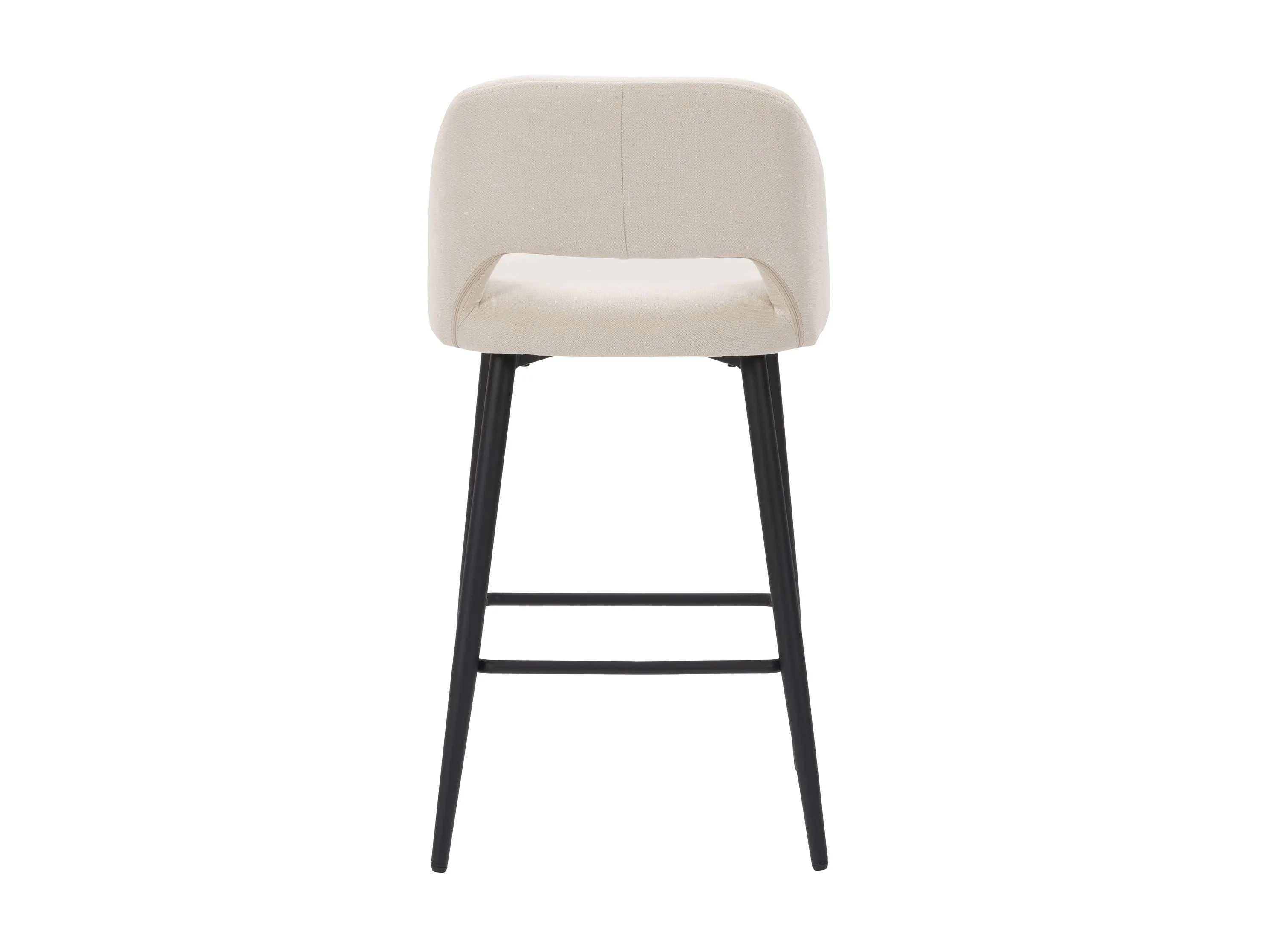 Cream Velvet Bar Stools, Set of 2