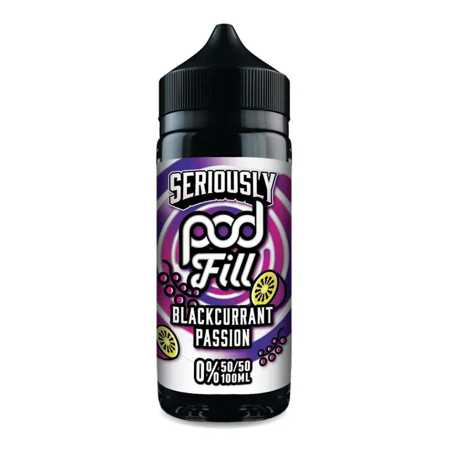 Doozy Vape Co - Seriously Podfill 50:50 E-Liquid - 100ml Short Fill - 0mg