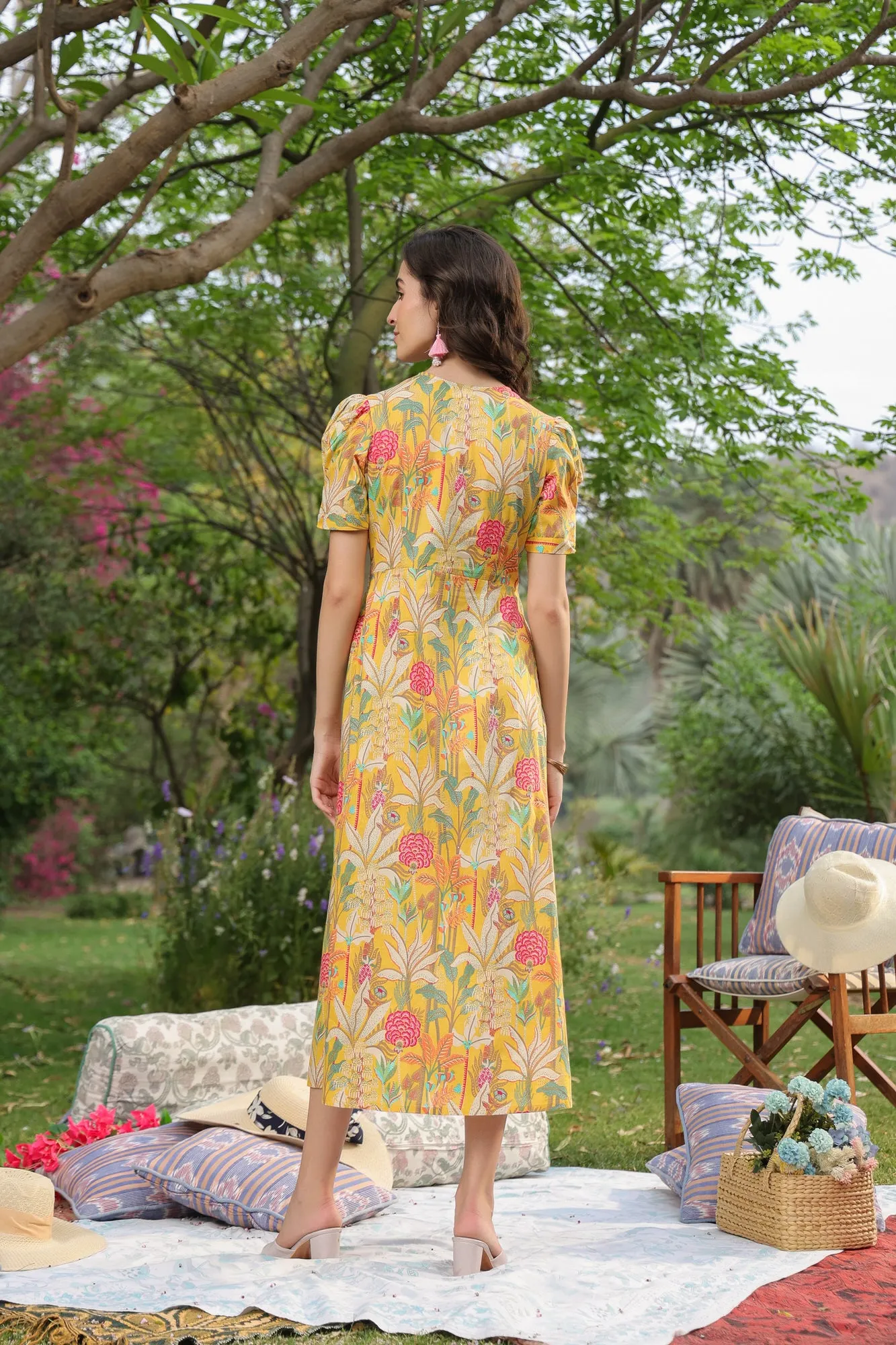 Elysian Bloom Cotton Sundress