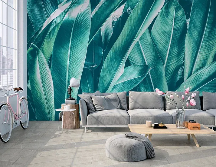 Evening Foliage Mural Wallpaper