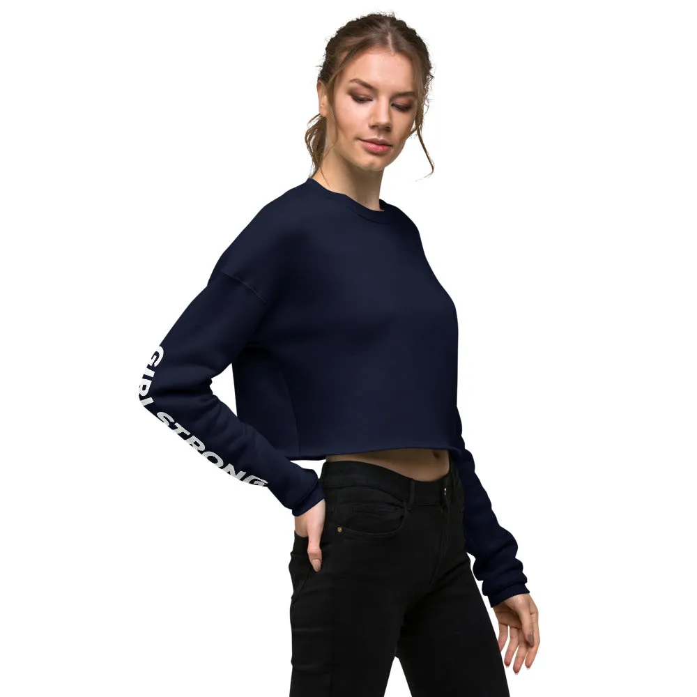 EVERYDAY FLEECE CROPPED SWEATSHIRT NAVY