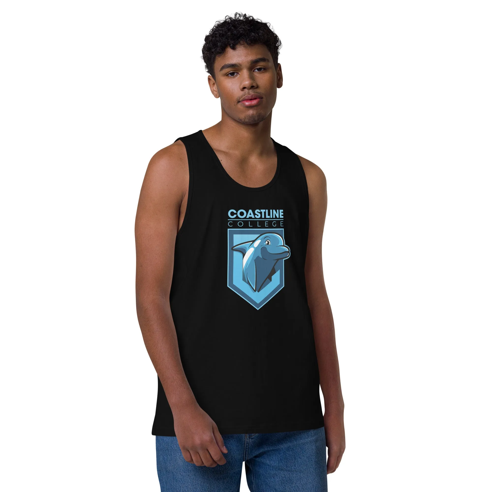 Fin Collection Unisex Premium Tank Top - Dark Colors