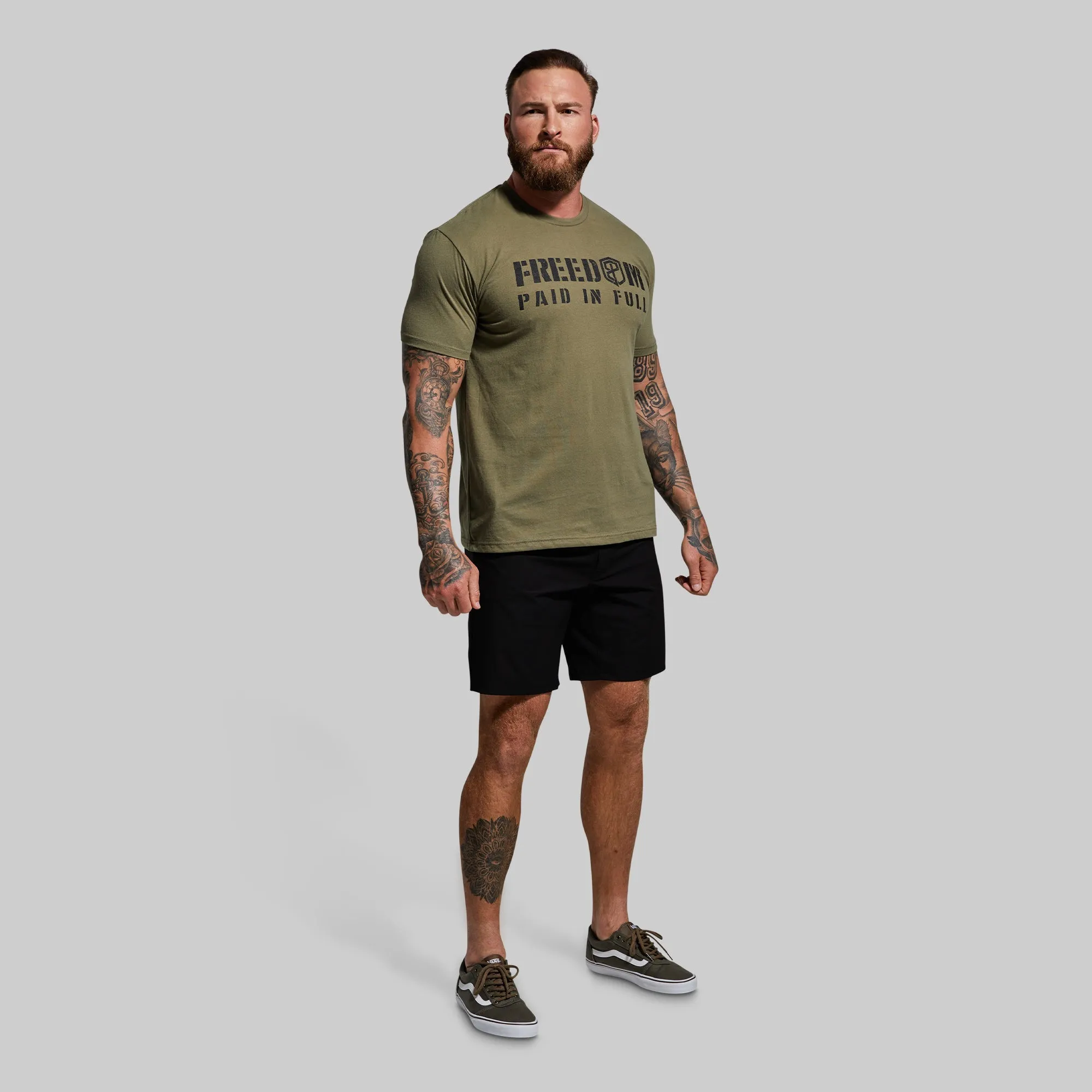 Freedom Paid In Full Tee (Tactical Green)