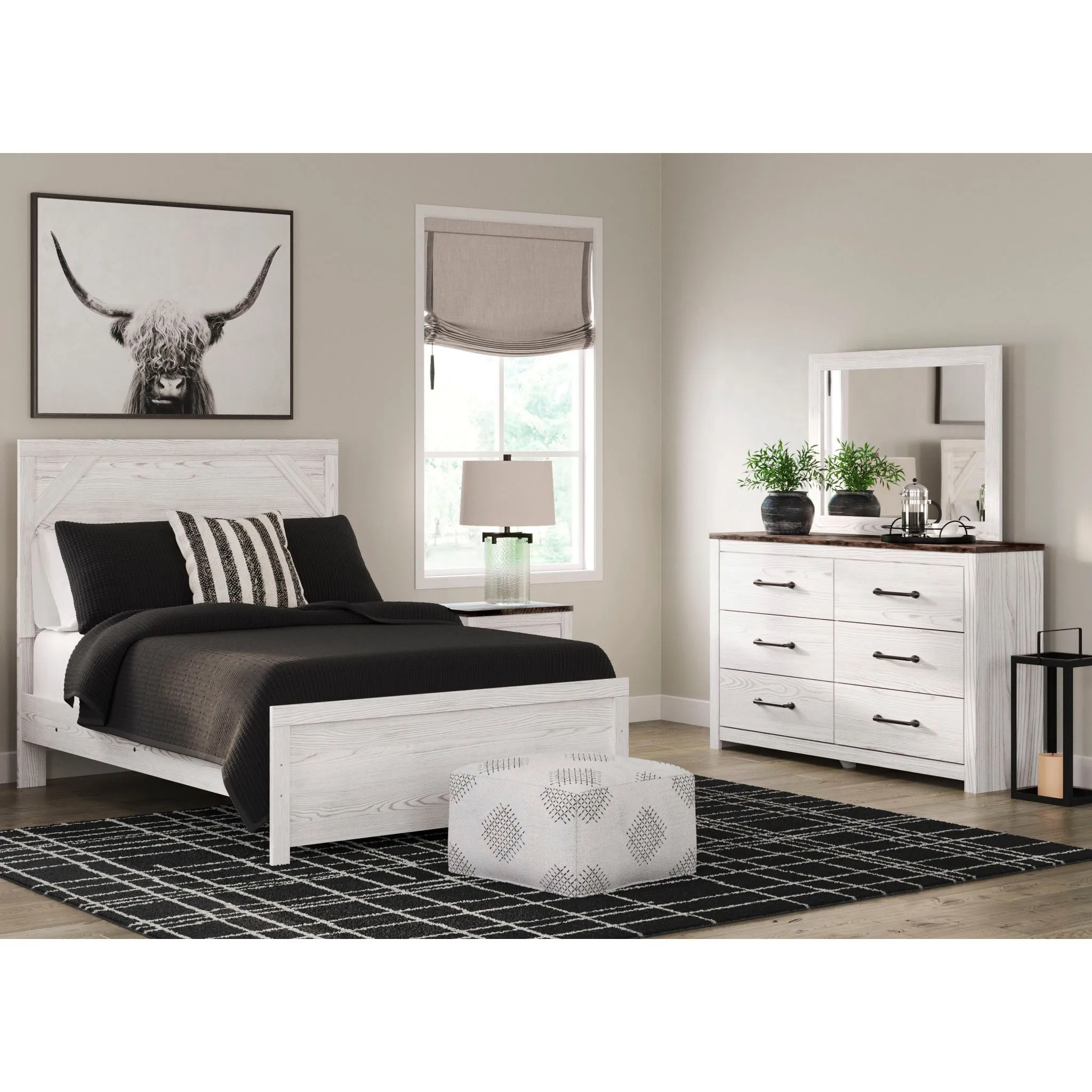 Gerridan 5 Piece Full Panel Bedroom