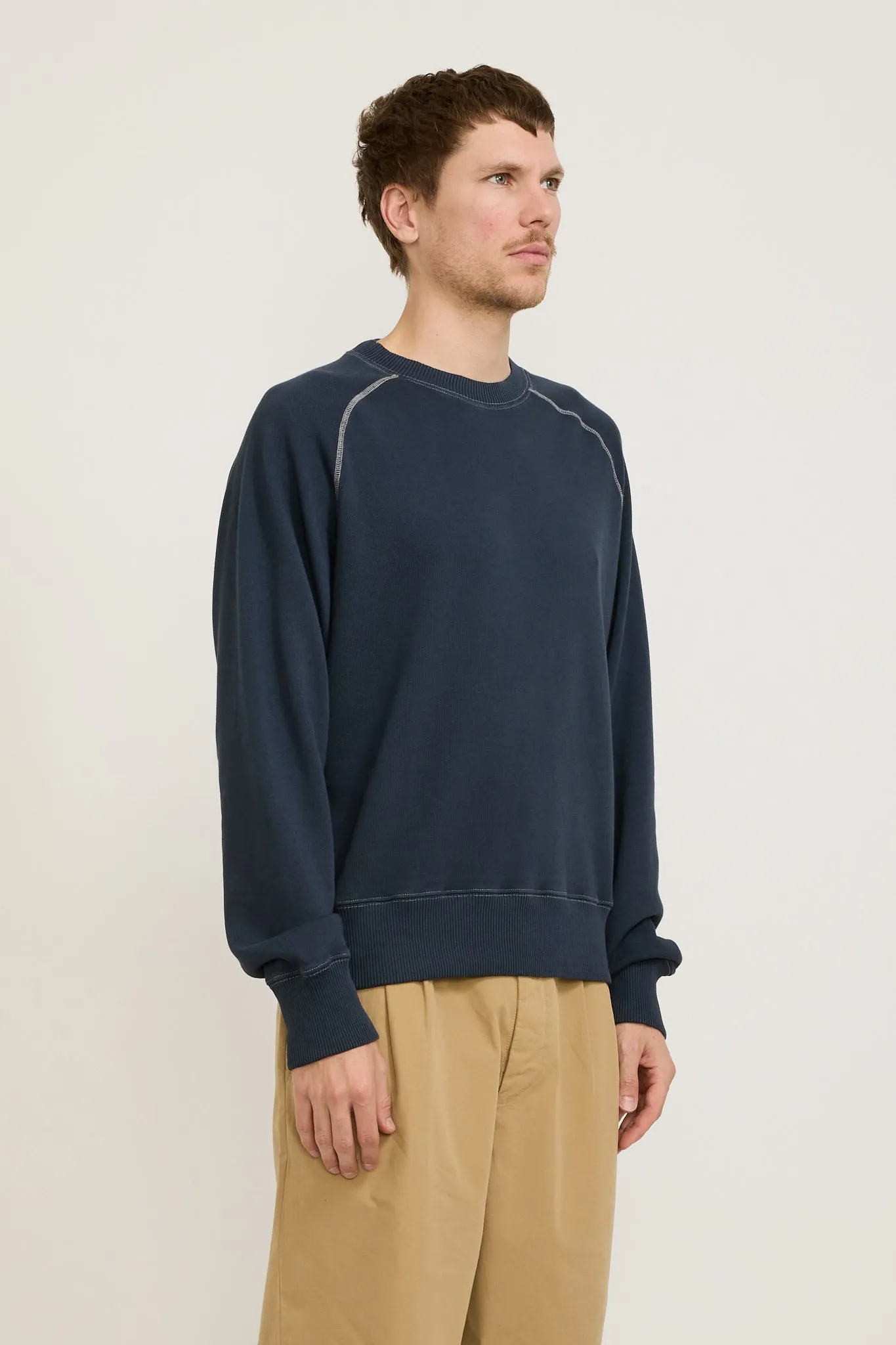 GOOD BASICS | Relaxed Fit Sweatshirt Denim Blue