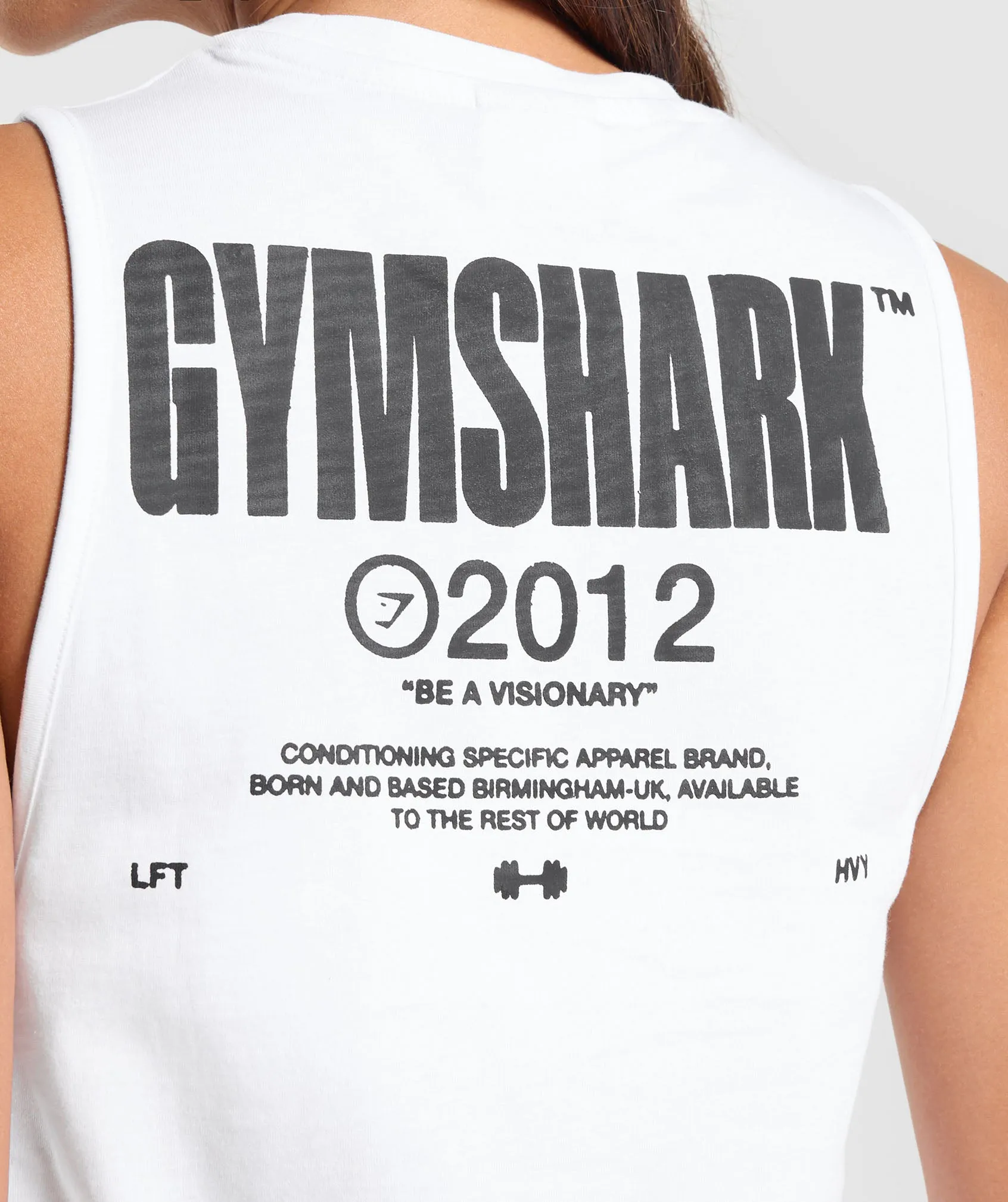 Gymshark Be a Visionary Tank - White