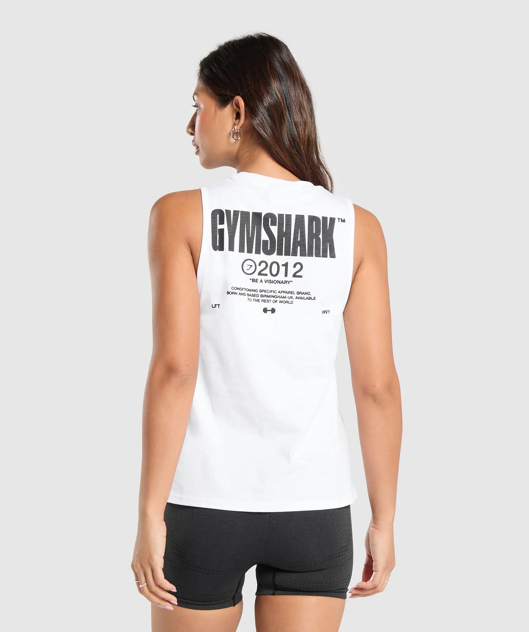 Gymshark Be a Visionary Tank - White