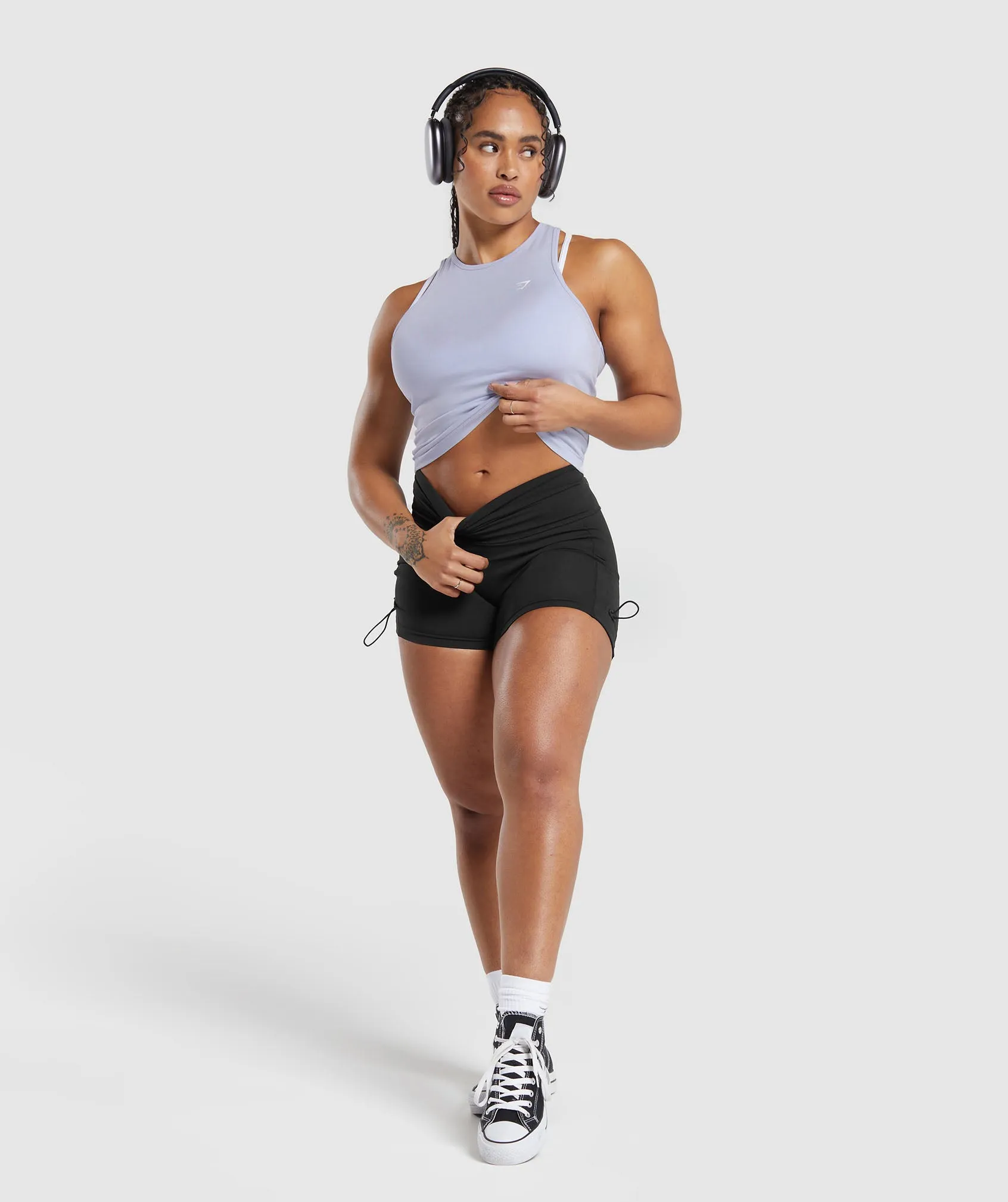 Sure! Here’s an optimized title for the product:

Gymshark Womens Essential Cotton Midi Tank Top - Elegant Silver Lilac

This title includes modifiers that enhance the description of the product.