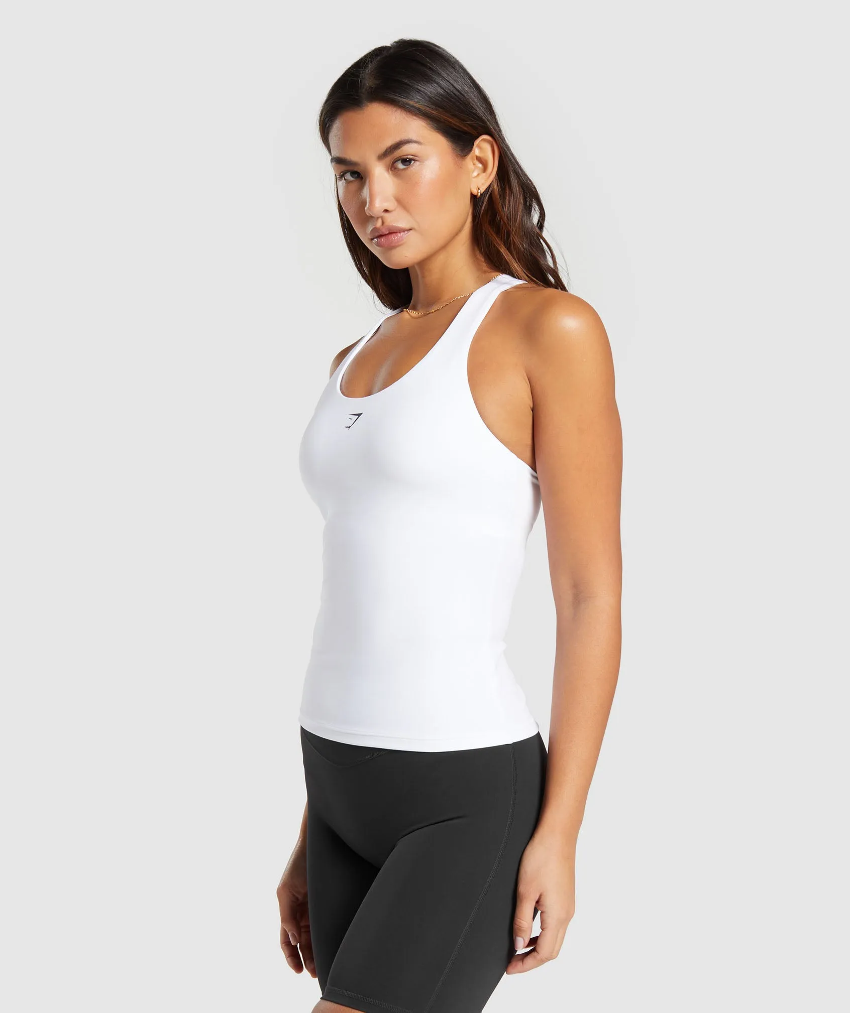 Gymshark Everyday Shelf Cami Tank - White