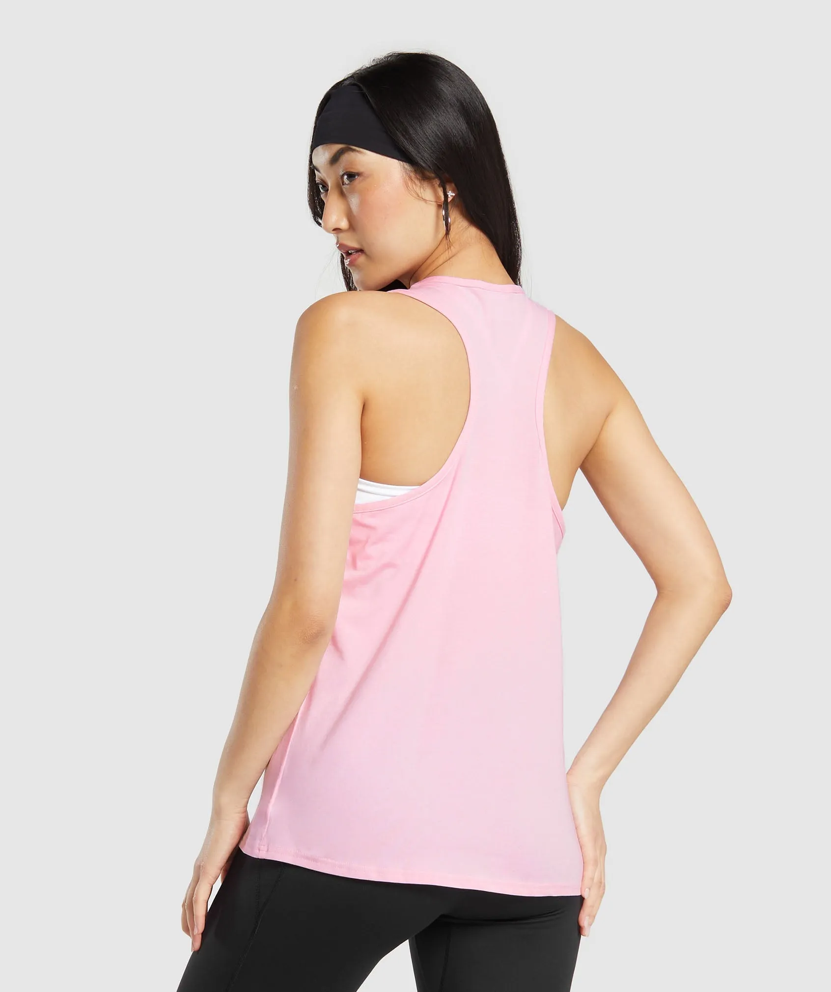 Gymshark Training Cotton Tank - Dolly Pink