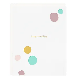 Happy Wedding Confetti Card