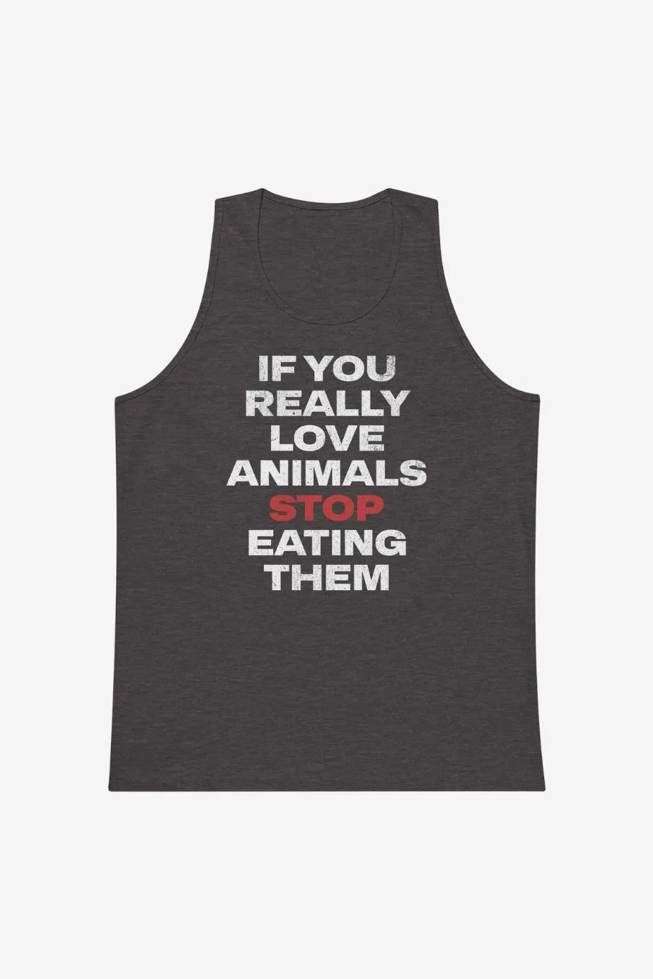 If You Really Love Animals Men’s premium tank top