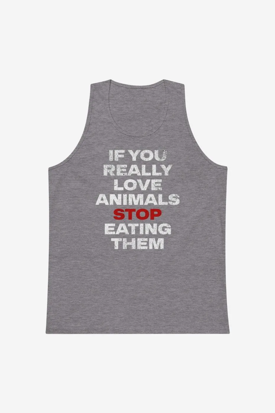 If You Really Love Animals Men’s premium tank top