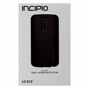 Incipio DualPro Dual Layer Protection Case for LG K10 - Matte Black