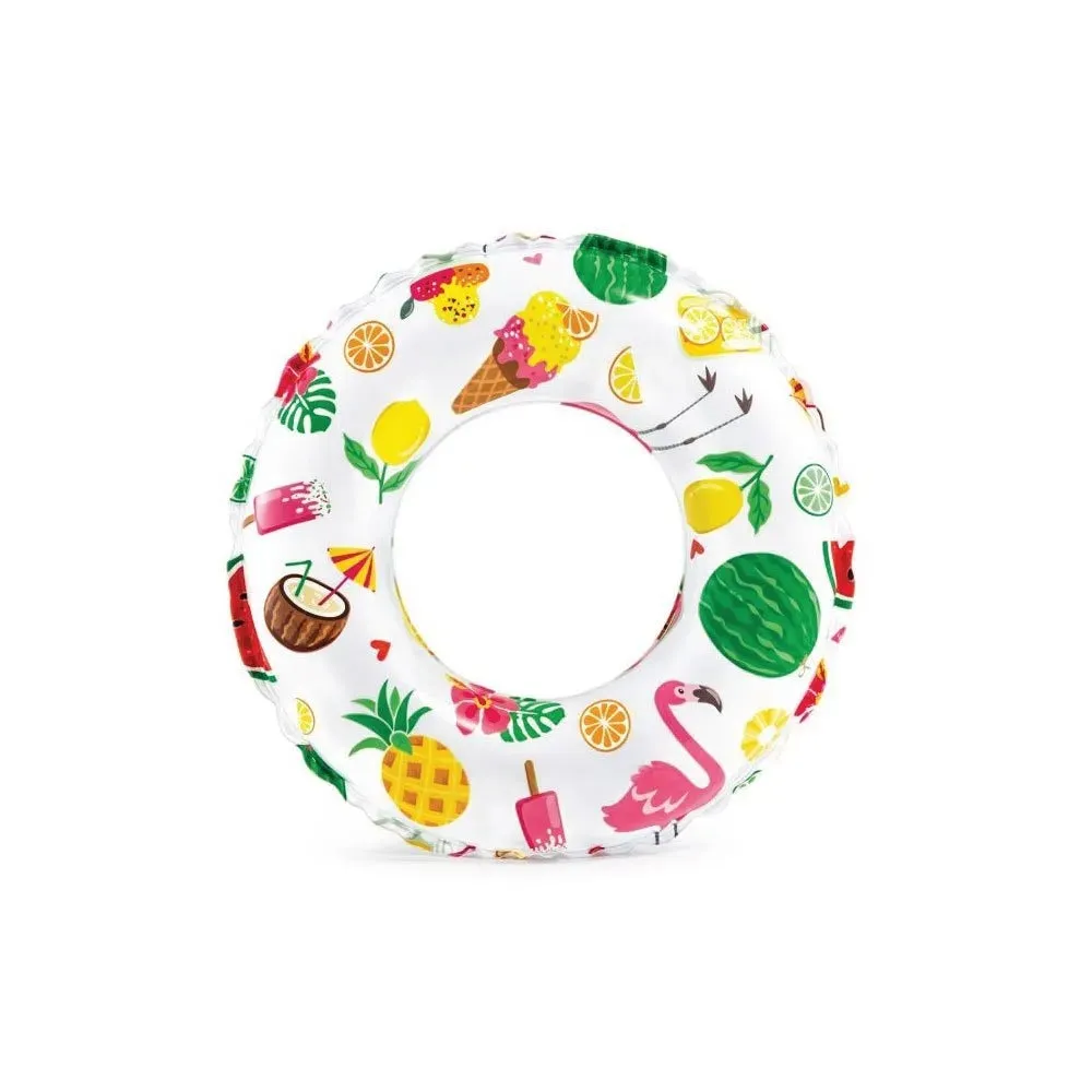 INTEX Lively Print Swim Rings (50cm) - 3 Styles