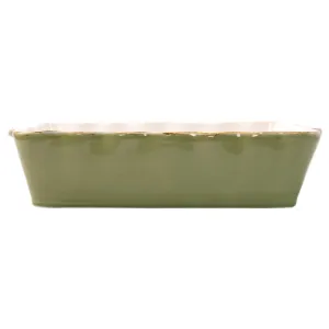 Italian Bakers Large Rectangular Baker - Green