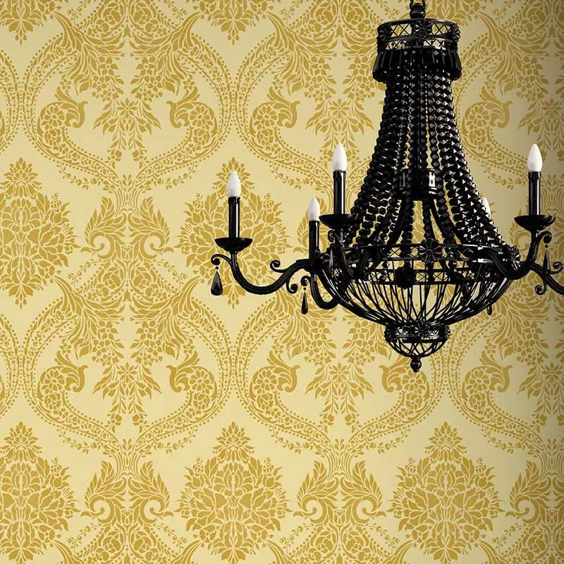 Majestic Medina Damask Wall Stencil