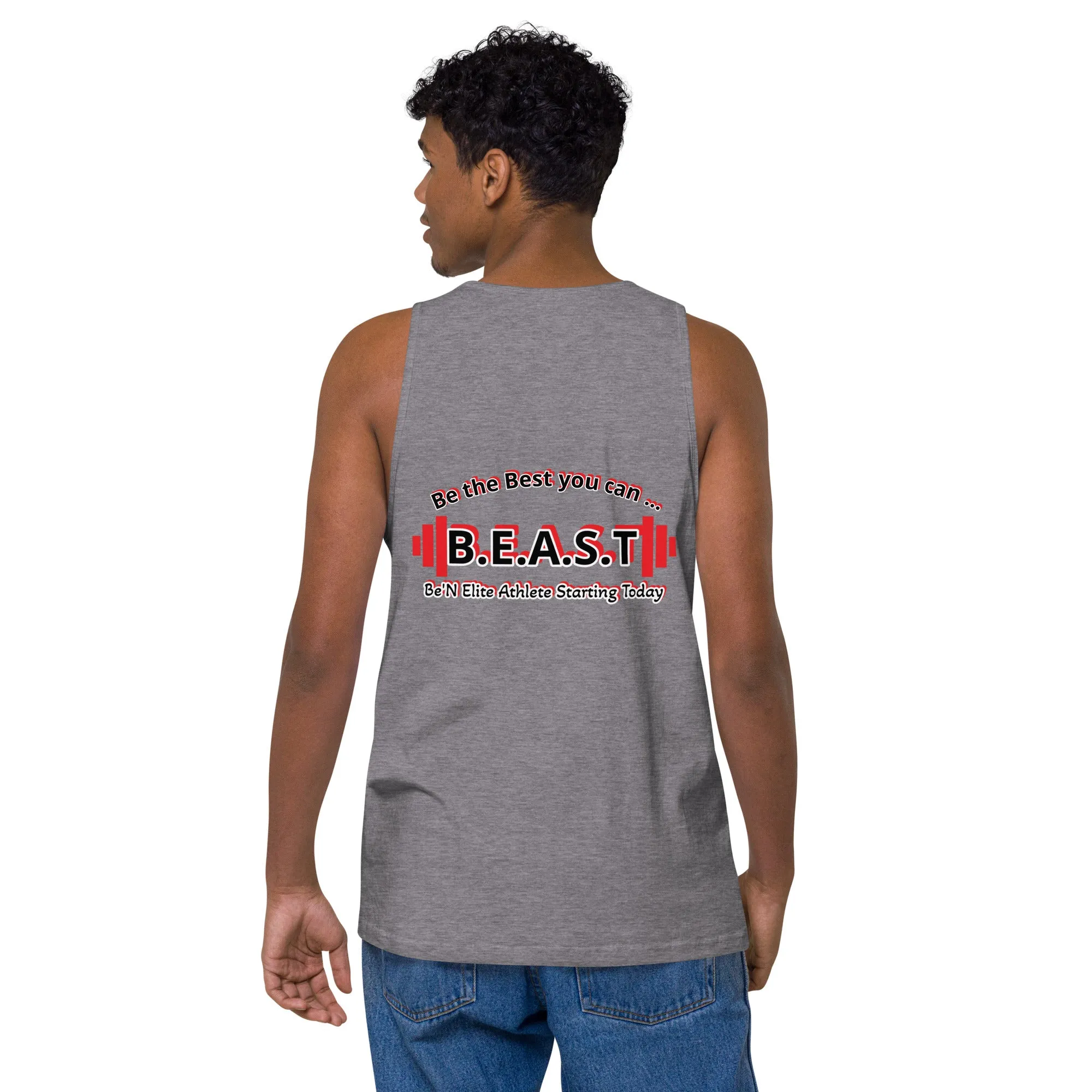  Men’s B.E.A.S.T premium tank top