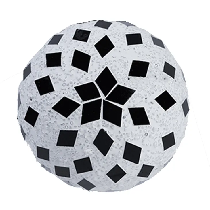 Mosaic Black Decorative Orb