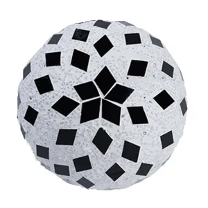 Mosaic Black Decorative Orb