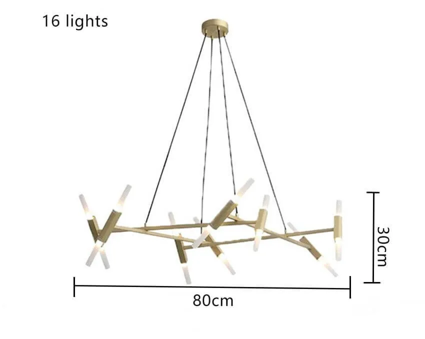 Nordic Modern Elegant Tree Branch Chandelier