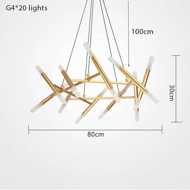 Nordic Modern Elegant Tree Branch Chandelier