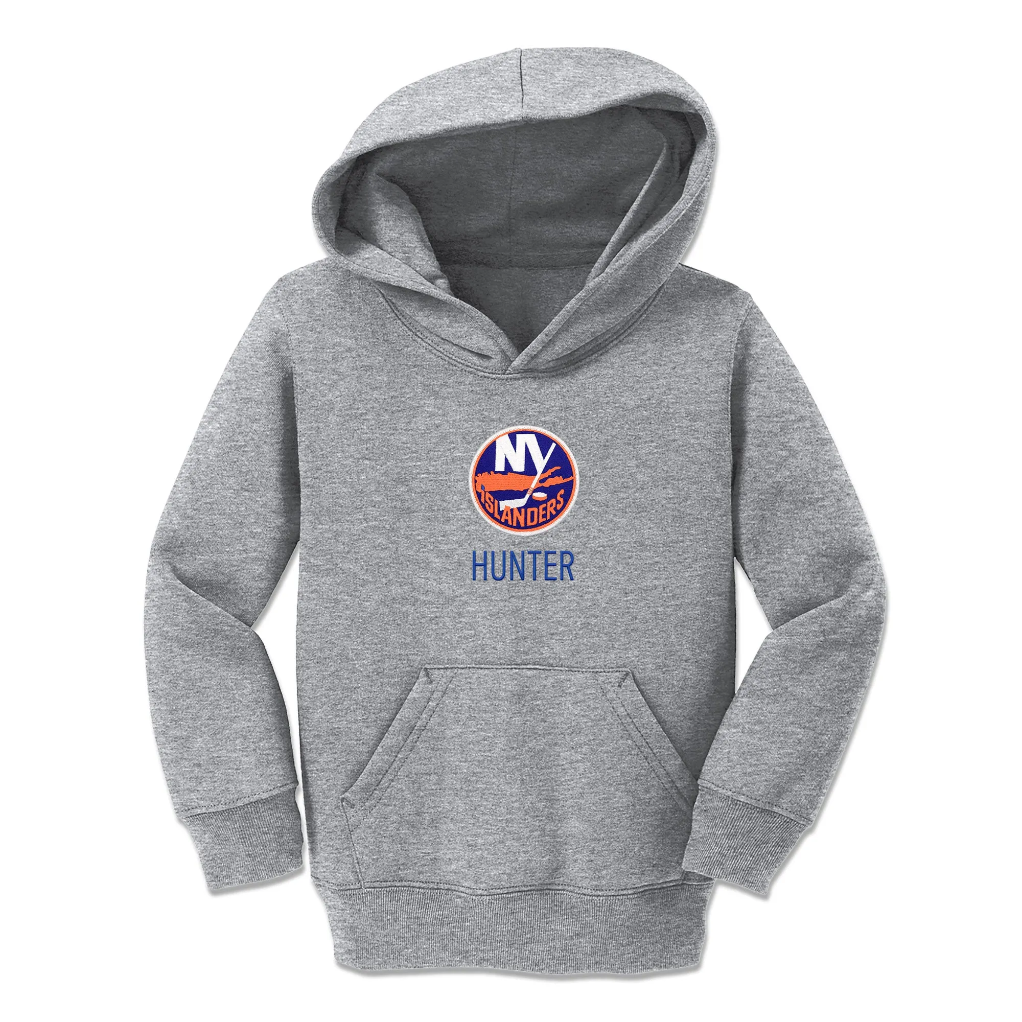 Personalized New York Islanders Toddler Pullover Hooded Sweatshirt