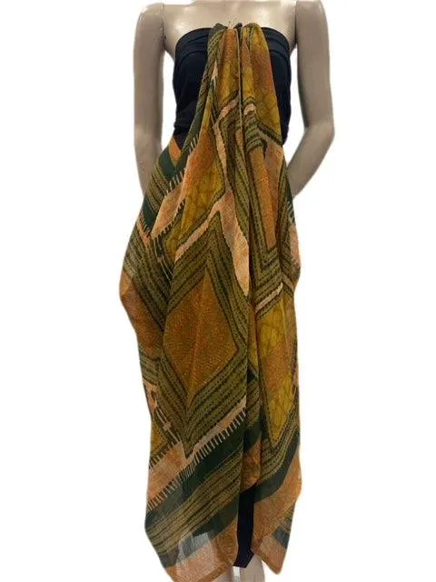 Printed Chiffon Sarong - 17