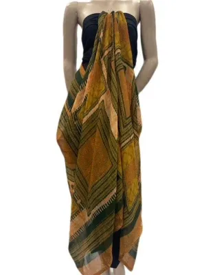 Printed Chiffon Sarong - 17